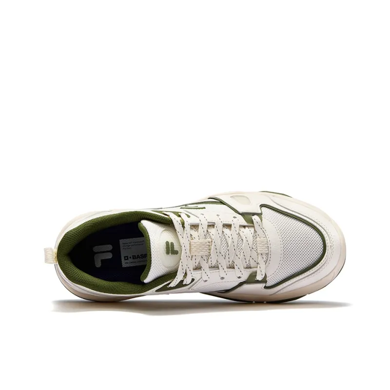 FILA FUSION BANK III Low Top Skateboard Shoes Women's Snow Cyan Sauce-2