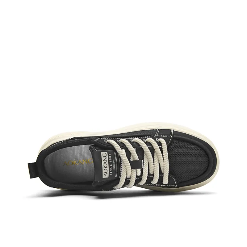 AOKANG Panda Collection Low Top Canvas Shoes Men's Box-4