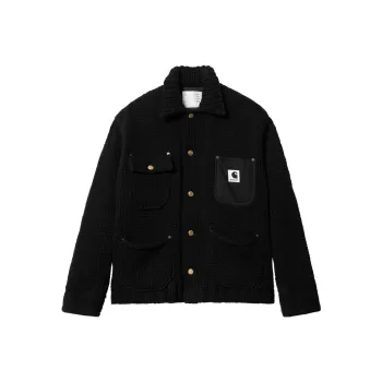 Sacai X Carhartt Wip Knit Michigan Jacket