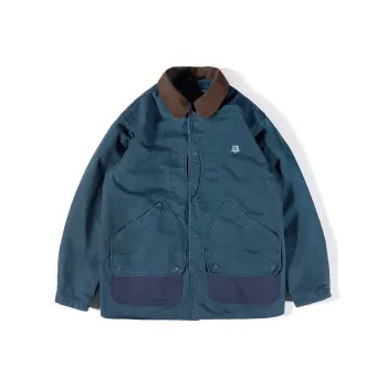 DAKYAM Loose Fit Moderate Jacket Unisex Lake Green