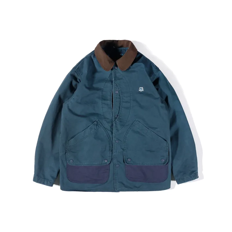 DAKYAM Loose Fit Moderate Jacket Unisex Lake Green-0