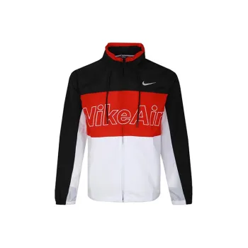 Nike Jackets Men Red Black White Patchwork