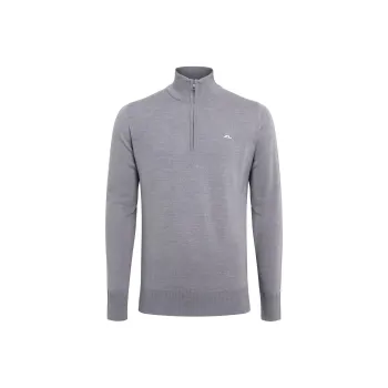 J.Lindeberg Cashmere Sweater Men's Mixed Gray