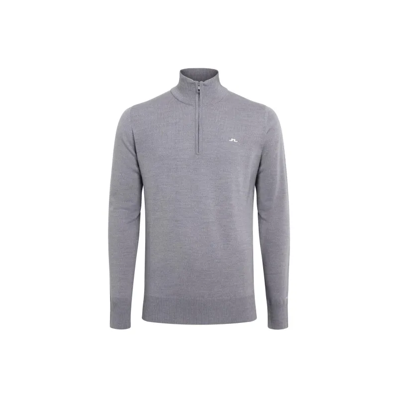 J.Lindeberg Cashmere Sweater Men's Mixed Gray-0