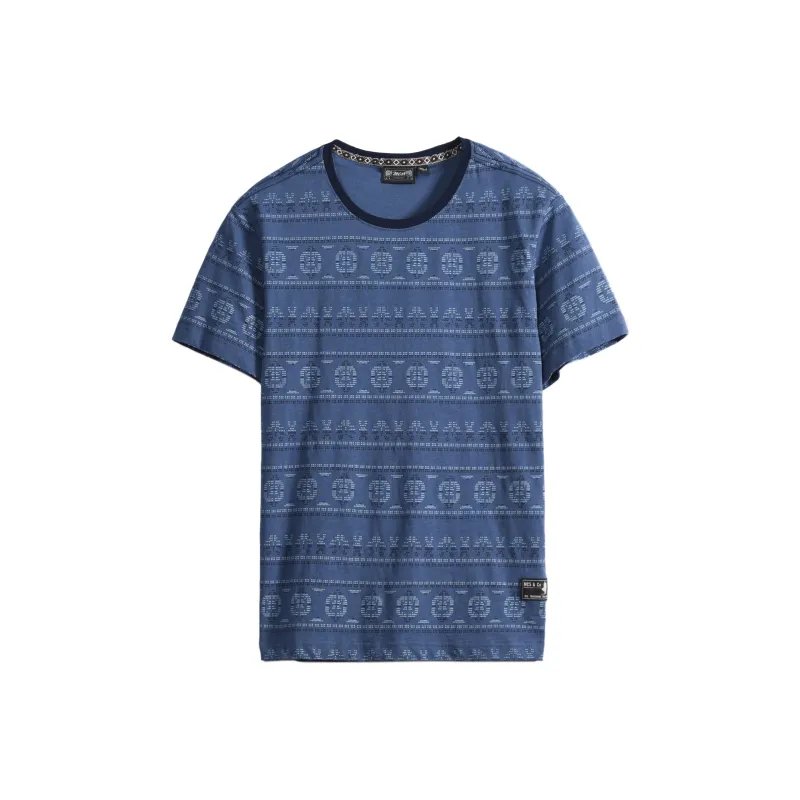 MCS T Shirts Men Gray Blue-0