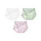 [3 Pack]White+Light Green+Light Purple