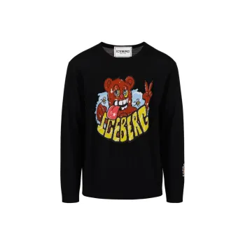 Iceberg Logo jacquard Sweater