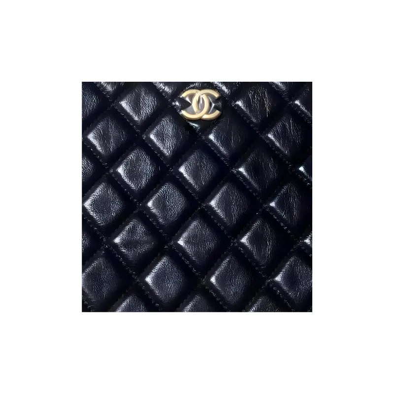 CHANEL Lambskin Hobo Bag, Handheld Portable Crossbody Bag, Shoulder Bag Women's Black-1