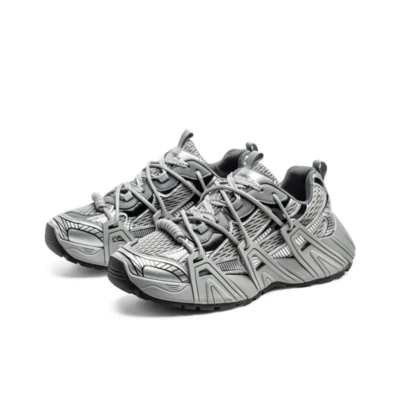 GNVA Breathable Low Top Chunky Sneakers Men's-4