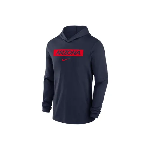 Nike Arizona Wildcats Sideline Men's plus nike Dri FIT College Long Sleeve Hooded Top