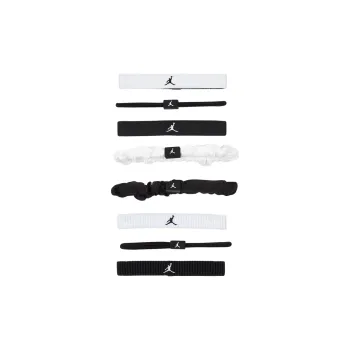JORDAN Sport Mixed Elastic Hair Ties 8 Pack