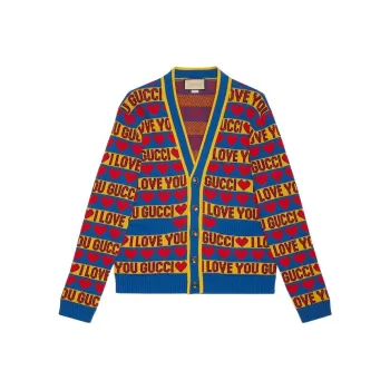 GUCCI Valentine's Day Collection Knitwear Men Multicolor