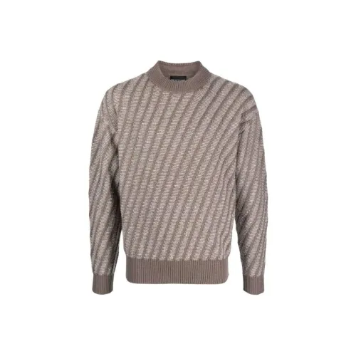 EMPORIO ARMANI Sweaters Men Light Brown