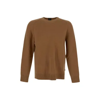 HUGO BOSS Sweaters Men Brown