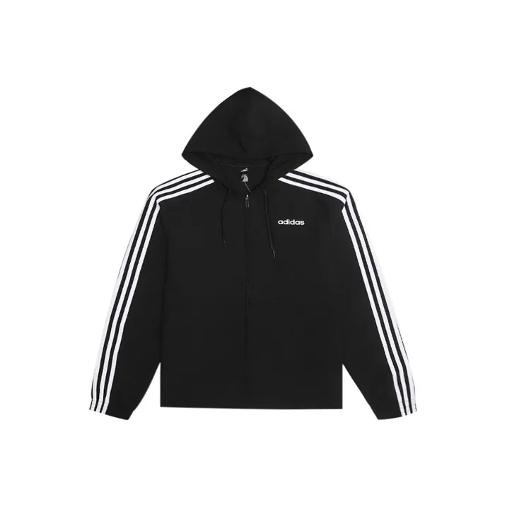 Adidas Hooded Jacket Fall Men's Black-0