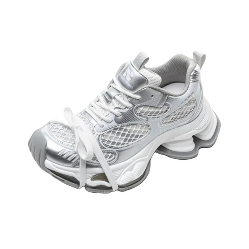 Baibianzhiheren Breathable And Lightweight Low Top Chunky Sneakers Women's-4