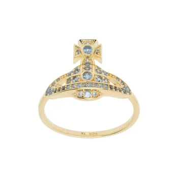 Vivienne Westwood Reclaimed 925 Silver, Cubic Zirconia Rings Men's Gold