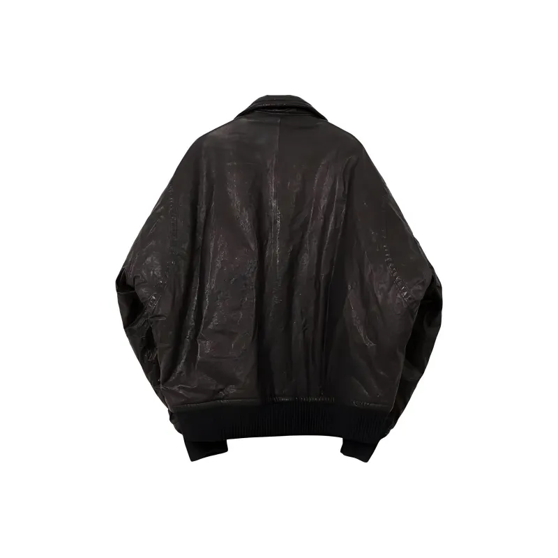 MIHARA YASUHIRO Backlash Smooth Lesther Big Zip Blouson-1