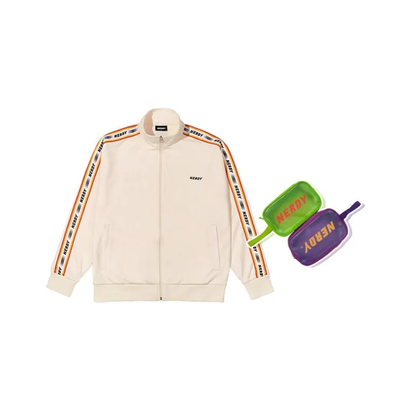 NERDY Fall Jackets & Coats Unisex Milk White-2