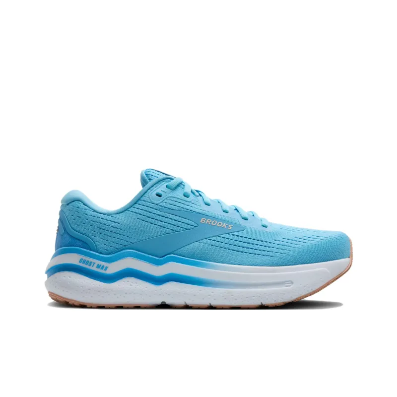 Brooks Ghost Max 2 Anti Slip Wear Resistant Low Top Running Shoes Women's Blue-1