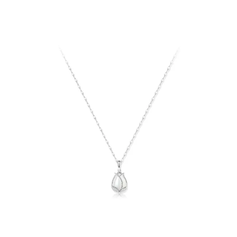 JUICY GRAPE Chalcedony Jade Necklaces Women's-0