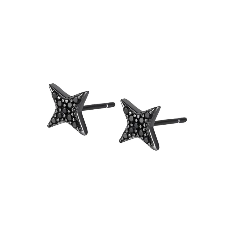 Danqin Rhinestone Stud Earrings Unisex-0