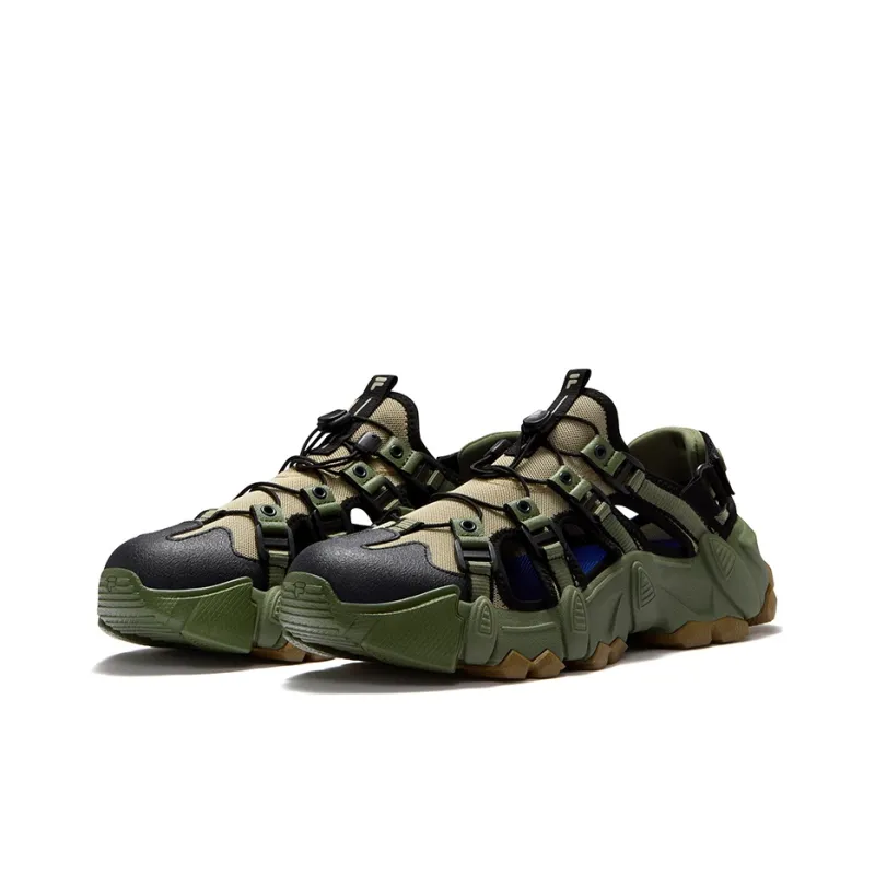FILA FUSION EXOCET SANDAL Mountains Sandal River Trekking Shoes Men's Gray Green Black-1
