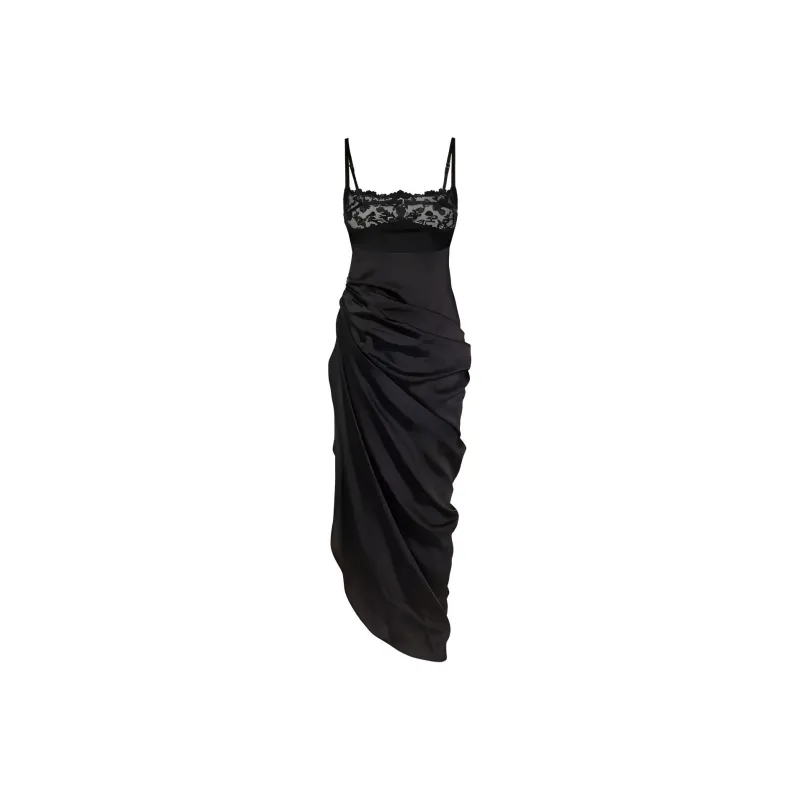 Jacquemus Asymmetric Lingerie Dress-1