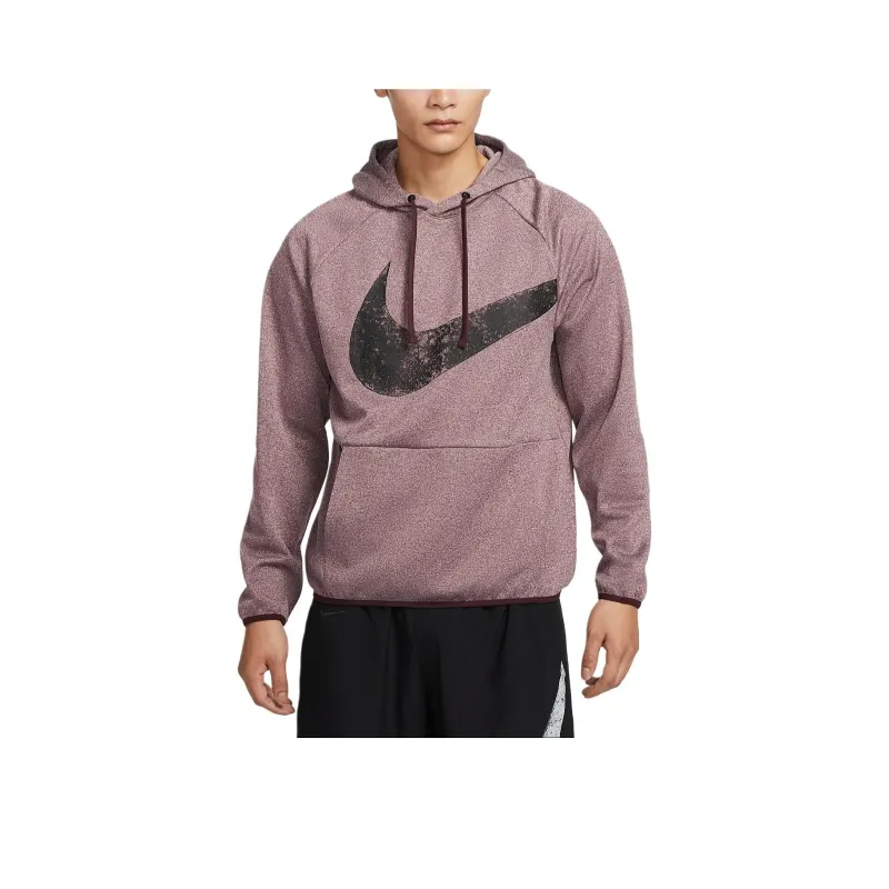 Nike Therma FIT Sweatshirt Men's Bright Burgundy Red-0