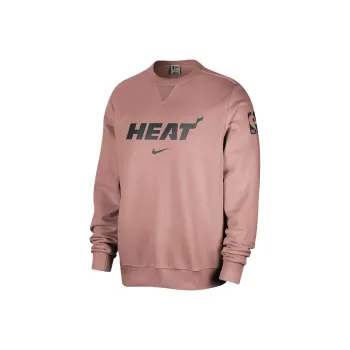 Nike Miami Heat Standard Issue Men's Nike Dri FIT Nba Crew Neck Sweatshirt