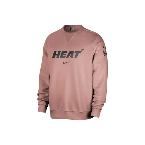 Nike Miami Heat Standard Issue Men's Nike Dri FIT Nba Crew Neck Sweatshirt