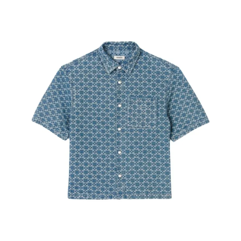 Sandro Logo jacquard Shirt-0
