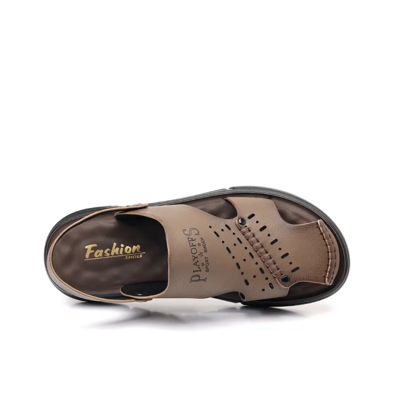 Captain Illy Beach Sandals Men's Brown-1
