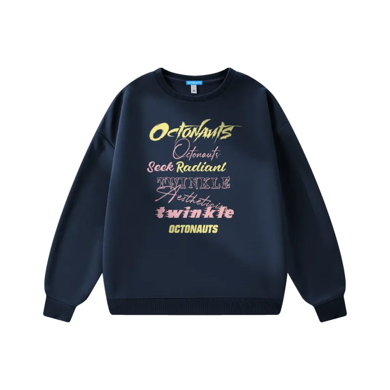 Small Columns Under The Sea Sweatshirt Unisex-2
