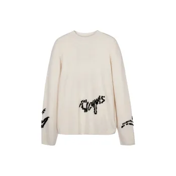 CROQUIS Sweaters Unisex 056 Cool Gray White