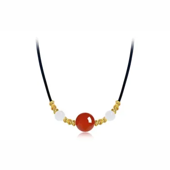 Ancient Jewelry Agate Necklaces Unisex