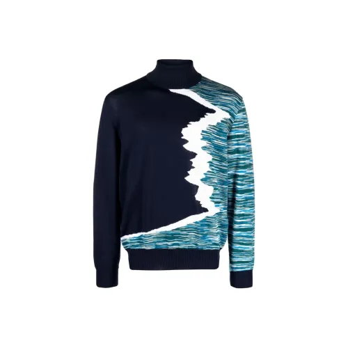 METROCITY Roll Neck Long Sleeved Ribbed Jumper
