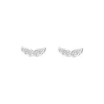 QUIET LOVE Sterling Silver Stud Earrings Women's
