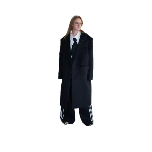 CasseSango x ANTERIORLOVED Coat Unisex Black