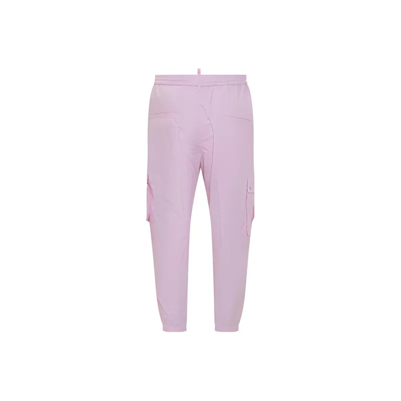 DSQUARED 2 Logo Print Tapered Cargo Pants-1