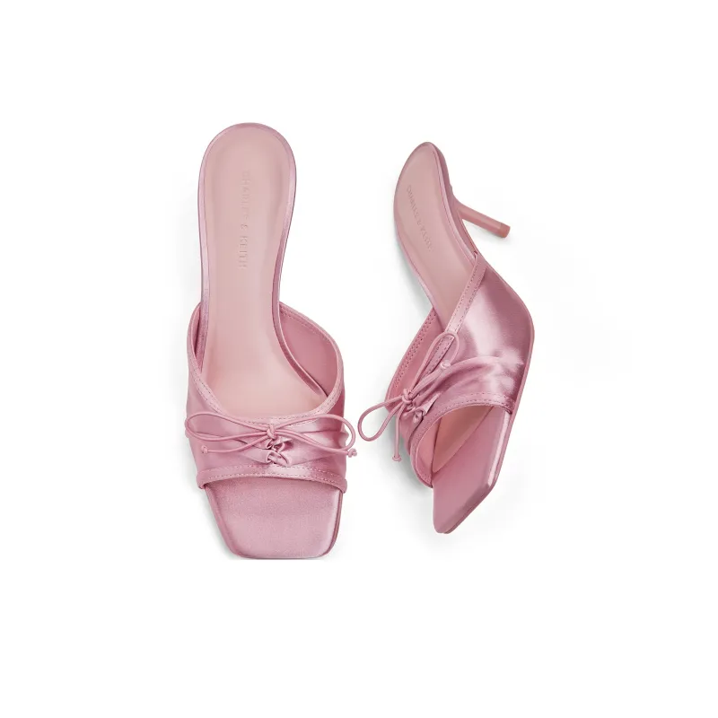 CHARLES&KEITH Composite Sole Slide Slippers 6.1cm Women's-15