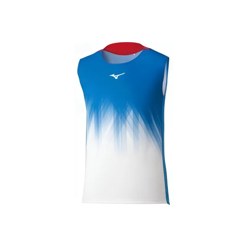 Mizuno Aero Flow Tank Tops Unisex Blue-0