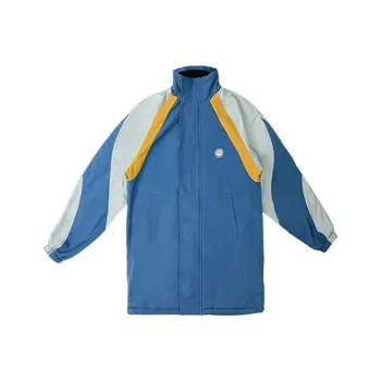 PROS BY CH Loose Fit Thickened Jacket Unisex Deep Sea Blue