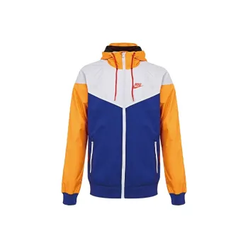 Nike Jackets Men White Yellow Blue Multicolor