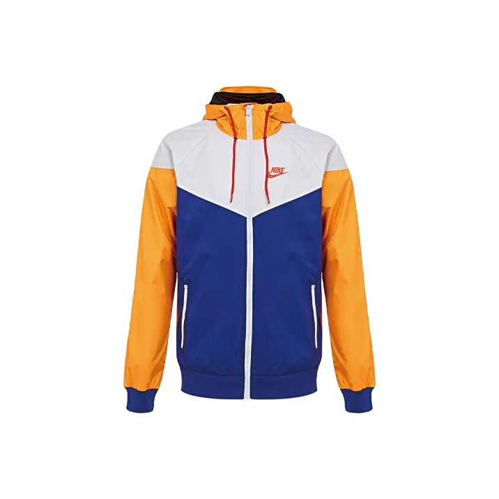 Nike Jackets Men White Yellow Blue Multicolor-0