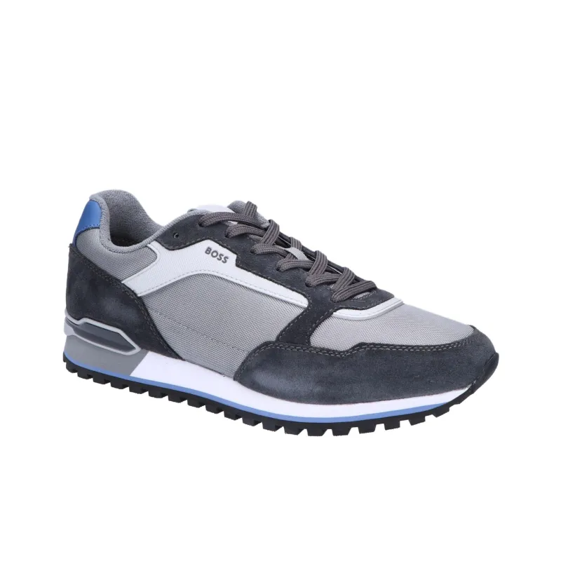 HUGO BOSS Parkour L 034 Low Top Casual Shoes Men's Gray Blue-2