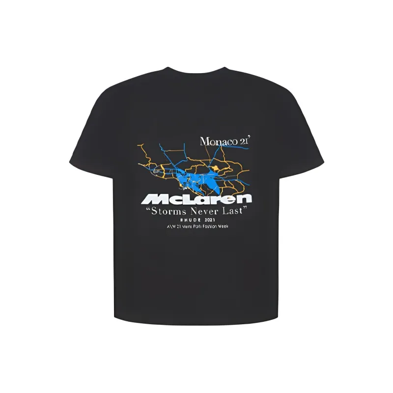 RHUDE X McLaren Merch Tee-1