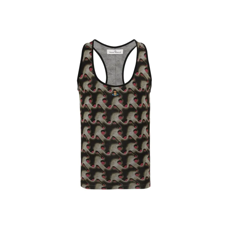 Vivienne Westwood Embroidered Orb Logo Vest-0