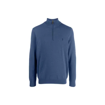 Polo Ralph Lauren Pony Embroidered Half Zipped Jumper