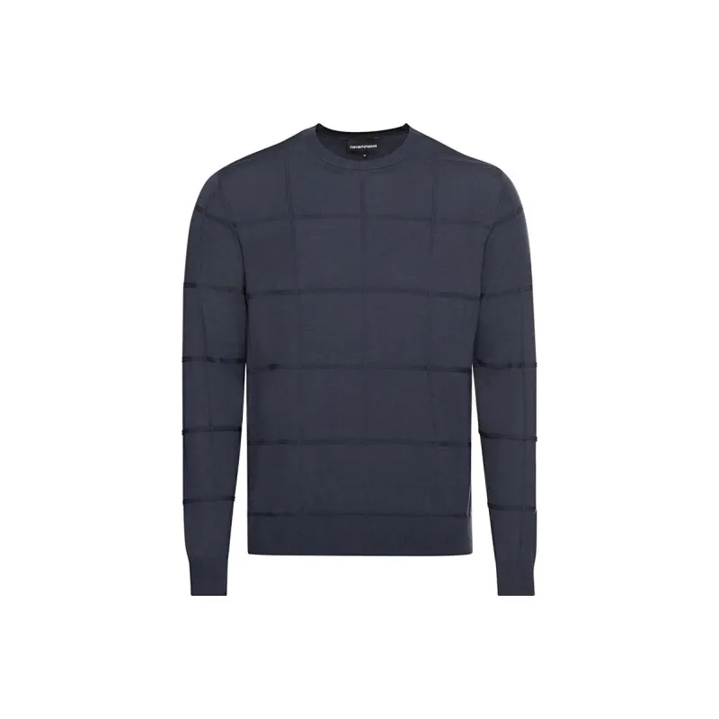 EMPORIO ARMANI Sweaters Men Blue-0